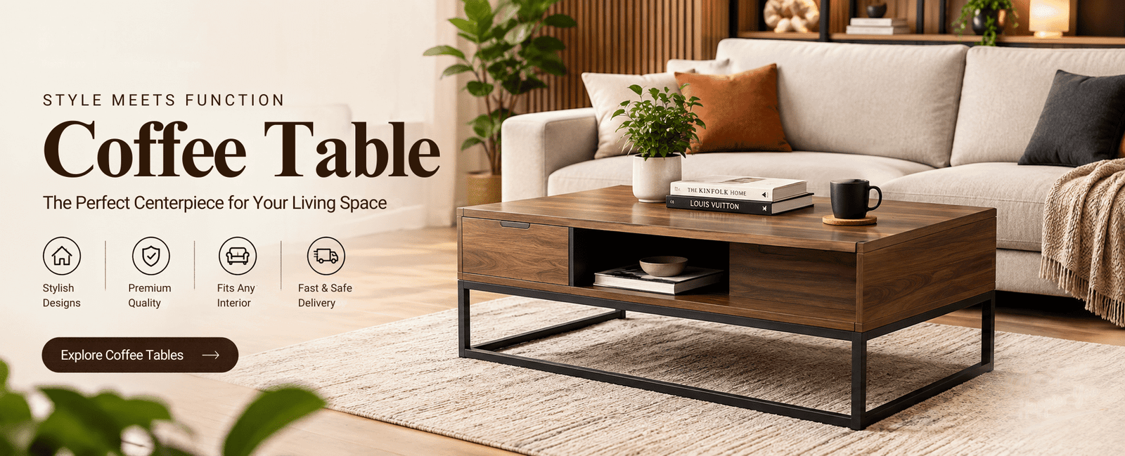 MoojKart Coffee table