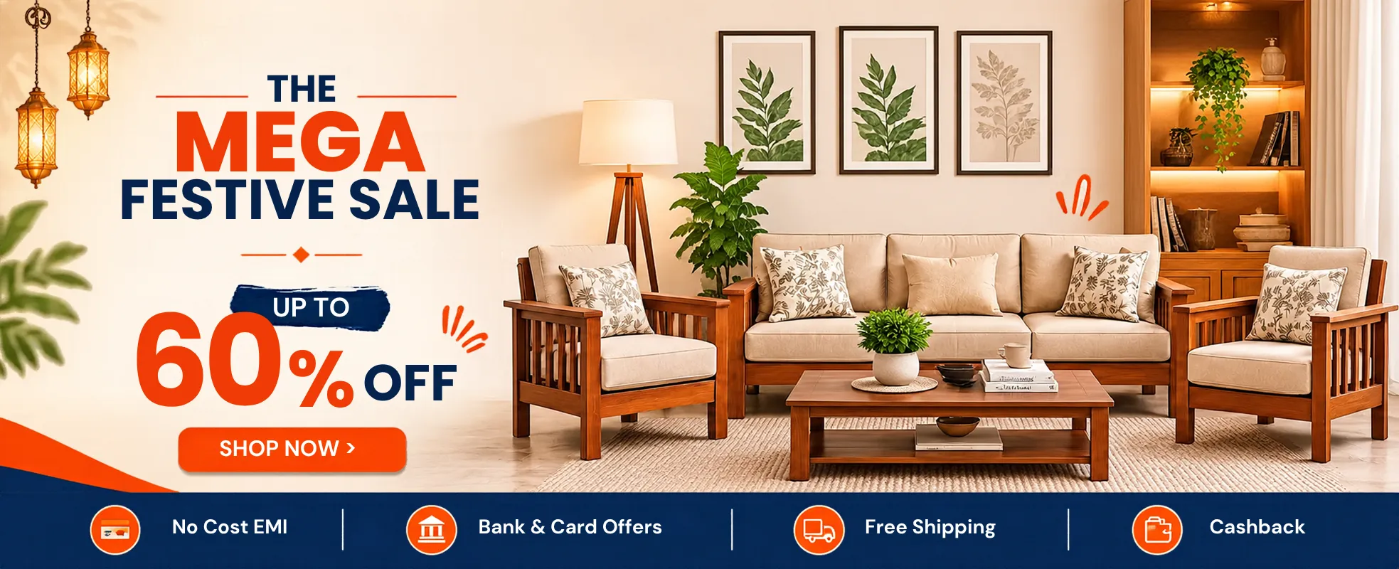 Moojkart Mega Festive Sale – Up to 60% Off on Premium Sofas and Furniture
